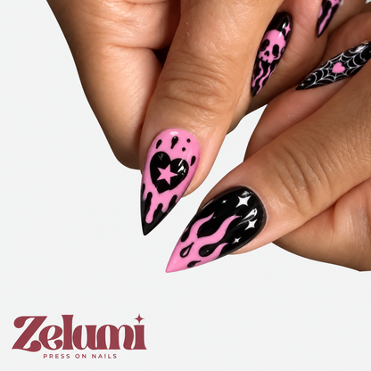 Pink Punk Skull