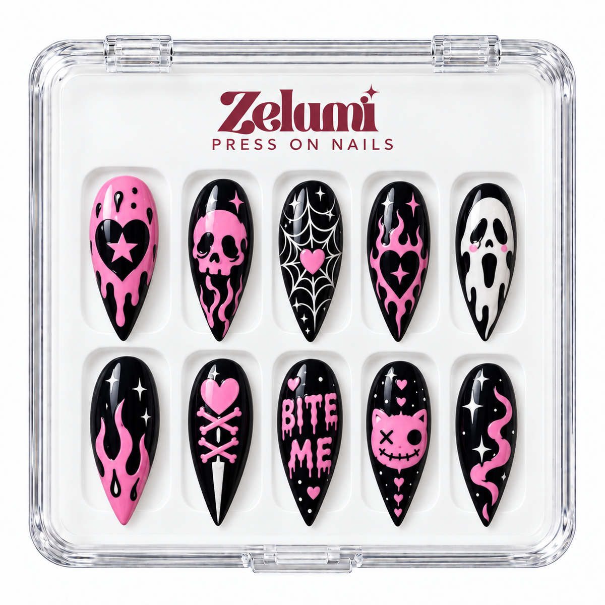Pink Punk Skull